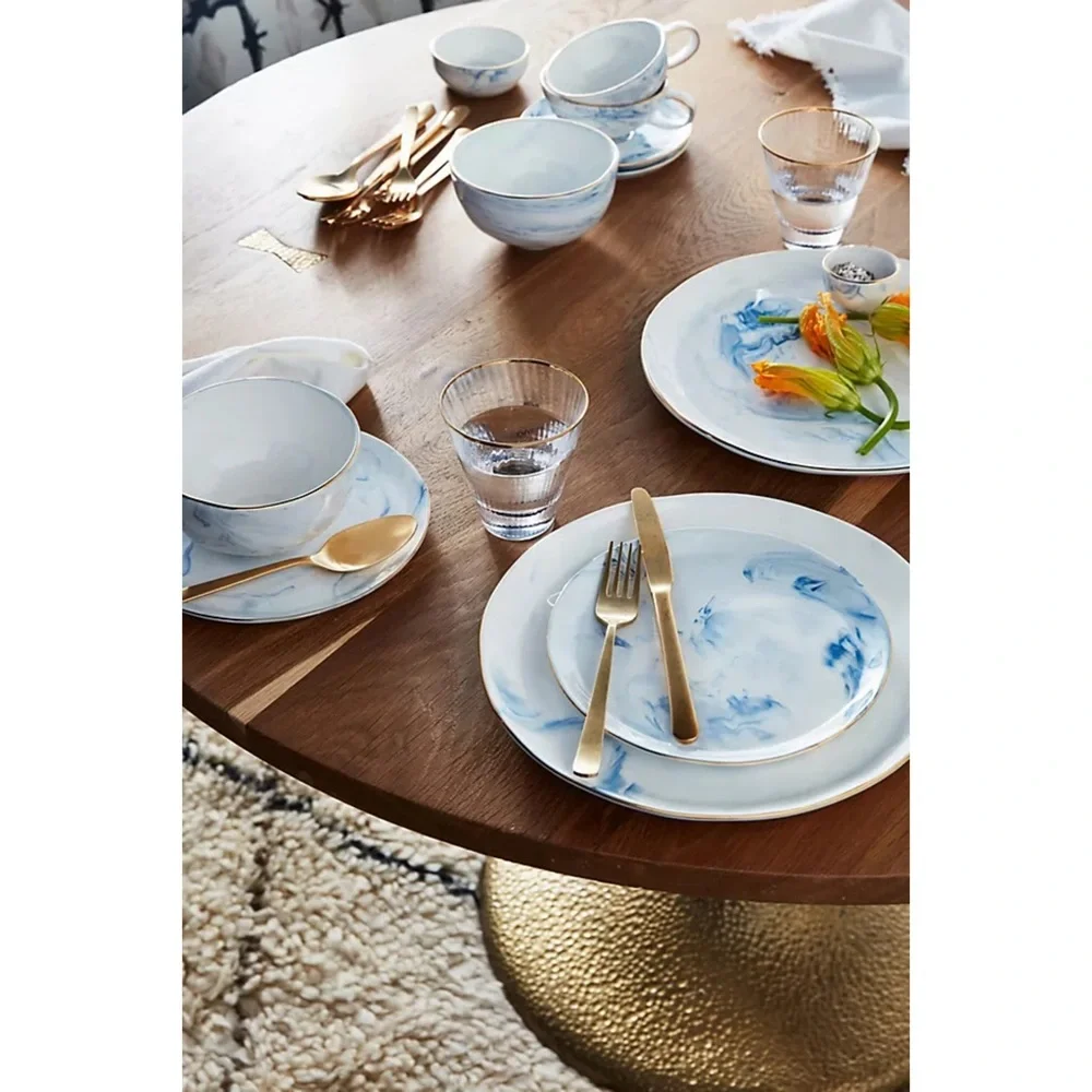 Anthropologie Strata Cup & Saucer